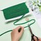 Braid Tirm for Sewing, 27 Yards 1/4 inch(8mm) Green Gimp Braid Trim Ribbon Polyester Basic Fringe Trim for Upholstery Costume DIY Crafts Jewelry Making Curtain Costume Christmas Decor